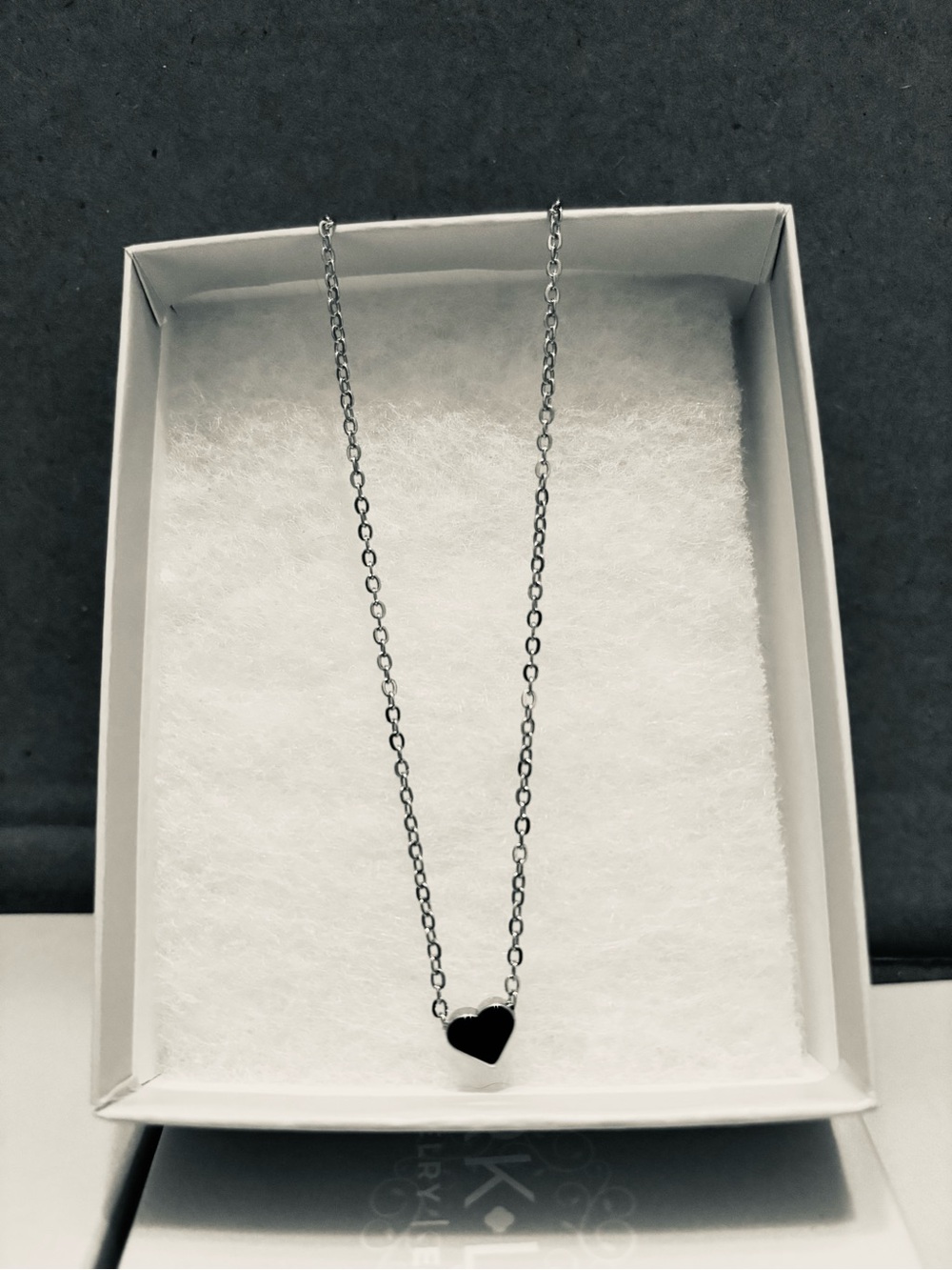 Park Lane- Silver Heart Pendant Necklace - 15”